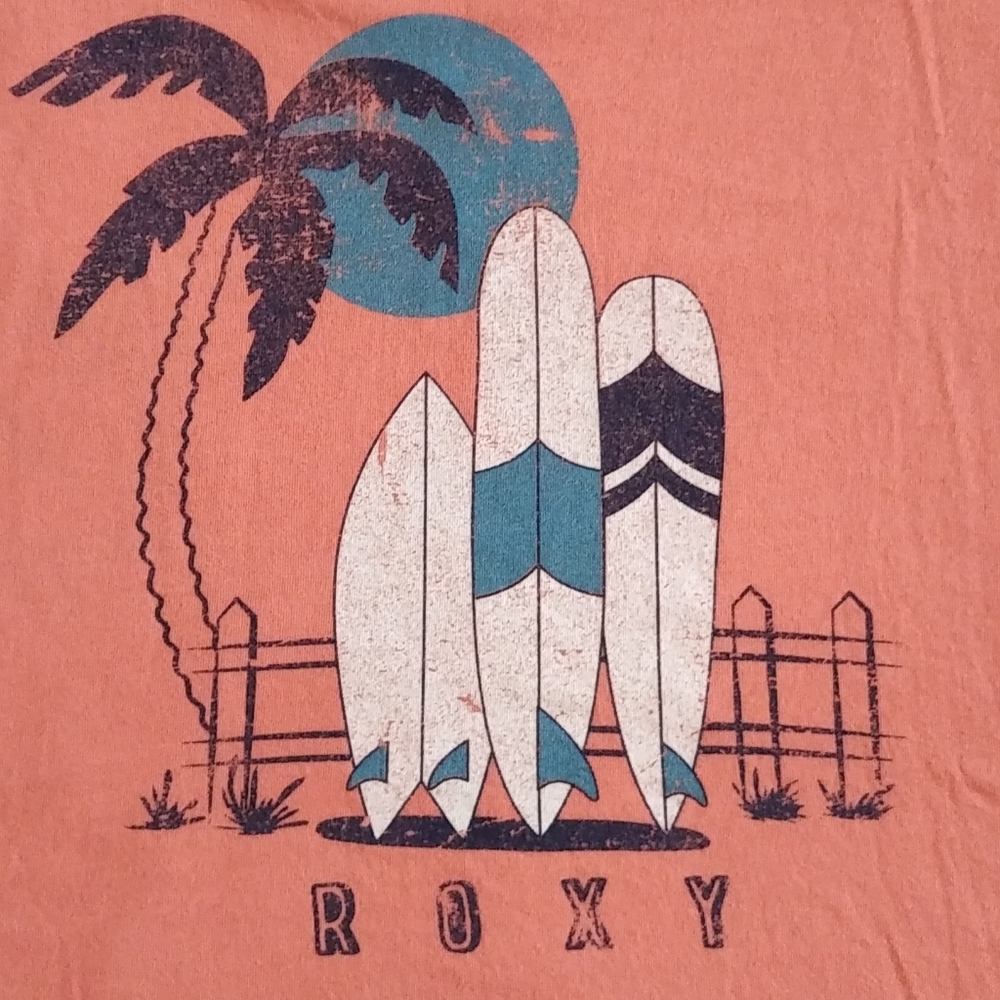 Roxy Surfboards🏄 and Palm Tree🌴 Tee - NWT - Picture 3 of 12